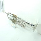 Yamaha Ytr-136 Trumpet Silver Bb Working Tested Beginner s Trumpet Main Unit