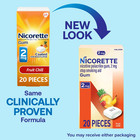 Nicorette 2 Mg Nicotine Gum To Help Stop Smoking - Fruit Chill Flavored Stop Smo