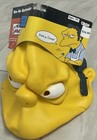  new rare  The Simpsons Moe The Bartender Adult Vinyl Mask Disguise 2003