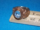 Vintage - U s  Navy Women s Clear Stone Ring - Size 9 - Nos - Alpha Brand