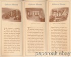 Ca1915 Osburn House Hotel Rochester  New York Advertising Brochure