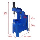 Riveting Machine Hydraulic Rivet Machine Pressing Riveter 220v 0 23-0 39in 1 5kw