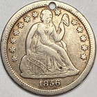 1856 Seated Liberty Dime Love Token 90  Silver Fcp Full Liberty