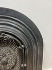 Antique Ornate Cast Iron Fireplace Summer Cover Vintage Hearth Backplate Insert