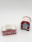Cracker Barrel Mini Diner And Jukebox Salt   Pepper Shakers New