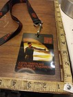 Justin Timberlake Forget Tomorrow World Tour Vip Pass On Lanyard  Black red