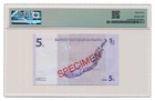 Congo Banknote 5 Centimes 1997 Specimen Pmg Ms 64 Choice Uncirculated