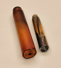 Vintage Bakelite Rod Soviet Door Handle Catalin Faturan Ussr 2 Pcs 76 Grams