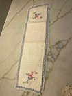 Handmade Linen  Lace  Embroidered   Crochet Pieces - Assortment Of 9 Vintage
