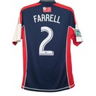 Adidas New England Revolution Andrew Farrell  2 Jersey Mls Soccer Small S Blue