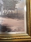Huey Theus  the Way Across  Framed Art Print Covered Bridge