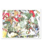 Anna Griffin   3d Mini Snowglobe Stickers   30 - Vintage Children   Snow Scenes