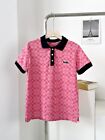 New Coach Women s Fashion New Short-sleeved Polo Shirt Lapel