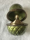 Vintage Evans Acorn Table Lighter Enamel Butane Sparks