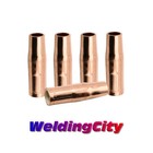 Weldingcity   25pk Mig Welding Gun Nozzle 23-62  5 8   For Tweco Lincoln 200-400a