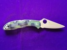 Spyderco Delica 4 Lightweight Folding Knife Zome Green Frn Vg-10 Ss C11zfpgr