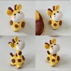 6    Finished Handmade Crochet Giraffe Plush Stuffed Animal Amigurumi Doll Toy