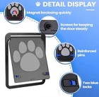 Pet Door Small Lockable Dog Cat Flap Magnetic Lock Door Frame For Screen Window
