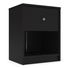 Home Square Set Of 4 Nightstand And Two Chests And Double Dresser In Black