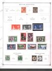 Collection  British Honduras  Scott Album Page  1913 1973  Cat  114  Mint   Used