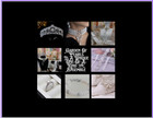 Garden Of Pearls Is A Unique One-of-a-kind 7-piece Tiara Bridal Ensemble