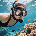 Adult Swimming Goggles Adjustable Anti-fog Glasses Diving Underwater Protection