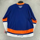 Bridgeport Islanders Jersey Mens 2xl Blue Ahl Hockey Ccm Authentic Nwt