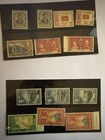 Vintage Ceylon Stamp Lot     King George Vi   Queen Elizabeth Era     30s   50s