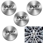 4pcs 56mm Sport Wheel Hub Center Cap Sticker  Center Caps For Rims Silver
