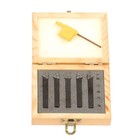 Right Turning Tooling Bit Holder Set 5pc 1 4  Lathe Indexable Carbide Insert