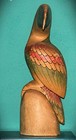 Vintage Hand-carved Wooden Toucan Bird