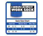 Carolina Ultimate Mens Big   Tall Cushion Sport Work Boot Crew Socks 3 Pair Pack