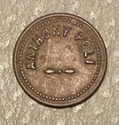 Vintage Anthony Poli Good For 16 Qts  Shrimp Trade Token Shrimp Nickel