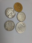 5 X Iceland Coins Kronor 2 Kr 1930 Althing  1000kr 1974  500 Kr 1974