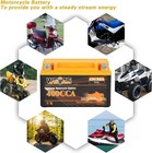 400a Lifepo4 Motorcycle Battery Ytx12  12v 4ah Ytx7 Atv  Utv  Lithium Ytx9