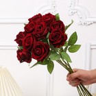 Artificial Roses Flower Silk Wedding Bouquet Realistic Fake Flowers Home Decor
