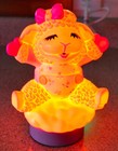 Vintage 90s Shari Lewis Lamb Chop Hard Plastic Bedside Lamp  Night Light Decor