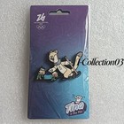 Official Licensed 2026 Milan Winter Olympics Games Mascot Tina Curling Pin Medal