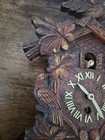 Vintage Lux U s a  Cuckoo Clock Birds   Leaves  Waterbury Conn  7 75  For Parts