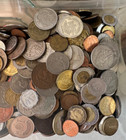 World International Foreign Coins One 1  Pounds Bulk Lot 90-105 Mixed Coins
