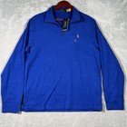 Polo Ralph Lauren Pullover Mens Medium Estate Rib Half Zip Long Sleeve Sweater