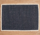 New Pottery Barn Mason Handwoven Cotton Fringe Placemats 14  W X 20 l - Set Of 4