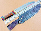 Impact Custom Made Knives New Unused 15  Handcrafted Fixed Blade Bowie Knife