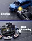 4k Hd 1080p Dvr Car Dual Lens Dash Cam Wifi Gps Front rear Video Recorder Camera