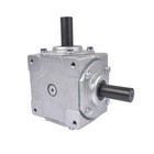 New 90 Degree Speed Ratio 1 1 Cw cw Right Angle Bevel Gearbox W  2 Keyed Shafts