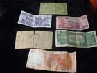 Mixed Lot 6 Different World Paper Money Banknotes Cir   Unc Ships Free