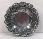 Arthur Court Bowl Aluminum Vtg Grapevine Serving Dish Small 8  1994 1990s Taiwan