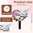 Heart Memorial Plaque Grave Marker For Cemetery memorial Grave Markers Cemete   