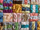Handmade Machine Quilted Baby Crib Blanket Quilt Multi Color Fun Patterns