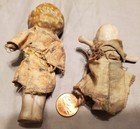 Vintage Old Antique   Bisque     3    4  Mini  Dolls